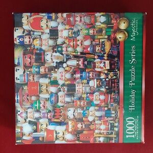 (Puzzle) Christmas Nutcracker Holiday 1000 Piece Jigsaw Puzzle, Preowned